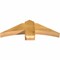 Ekena Millwork Bellingham Rough Sawn Timber Gable Bracket, Western Red Cedar, 36"W x 12"H x 4"D x 6"F, 8/12 Pitch GBW036X12X0406BEL00RWR - alternate 2